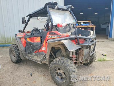 Trzecie zdjęcie samochodu z tyłu: 2017 POLARIS RZR S UTILITY VEHICLE VIN:4XAVBE999HB680454 - miniatura
