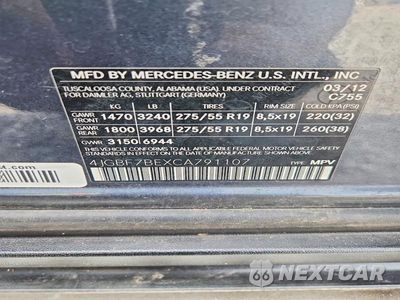Zdjęcie 13 z 13 samochodu: 2012 MERCEDES-BENZ GL 450 4MATIC VIN:4JGBF7BEXCA791107 - miniatura