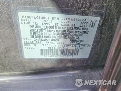 Zdjęcie 23 z 24 samochodu: 2013 NISSAN SENTRA S VIN:3N1AB7AP5DL783735 - miniatura