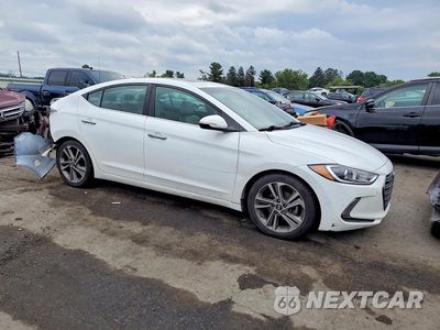 Czwarte zdjęcie samochodu z boku: 2017 HYUNDAI ELANTRA LIMITED VIN:5NPD84LF4HH093783 - miniatura