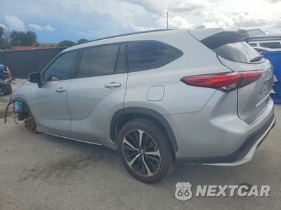 Drugie zdjęcie samochodu z przodu: 2022 TOYOTA HIGHLANDER XSE VIN:5TDLZRAH5NS116908 - miniatura