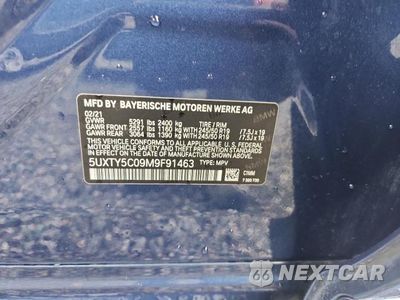 Zdjęcie 14 z 14 samochodu: 2021 BMW X3 XDRIVE30I VIN:5UXTY5C09M9F91463 - miniatura