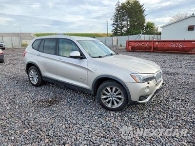 Czwarte zdjęcie samochodu z boku: 2017 BMW X3 XDRIVE28I VIN:5UXWX9C5XH0T12886 - miniatura