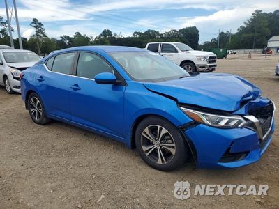 Czwarte zdjęcie samochodu z boku: 2021 NISSAN SENTRA SV VIN:3N1AB8CV7MY323268 - miniatura