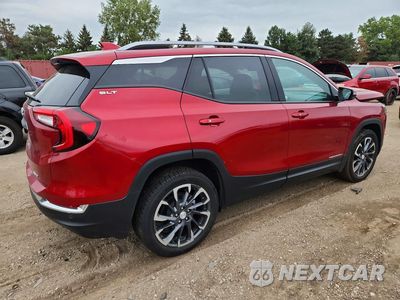 Trzecie zdjęcie samochodu z tyłu: 2023 GMC TERRAIN SLT VIN:3GKALVEG7PL177743 - miniatura