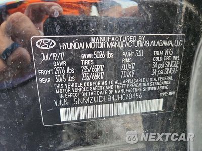 Zdjęcie 13 z 13 samochodu: 2018 HYUNDAI SANTA FE SPORT 2.4L VIN:5NMZUDLB4JH070456 - miniatura