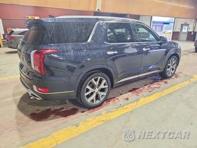 Trzecie zdjęcie samochodu z tyłu: 2021 HYUNDAI PALISADE LIMITED VIN:KM8R5DHE6MU207986 - miniatura