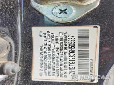 Zdjęcie 12 z 12 samochodu: 2006 HONDA CIVIC EX VIN:2HGFG12876H505537 - miniatura