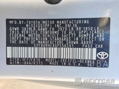 Zdjęcie 12 z 12 samochodu: 2016 TOYOTA COROLLA LE VIN:5YFBURHE8GP556591 - miniatura