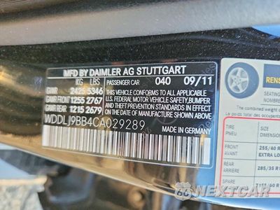 Zdjęcie 12 z 12 samochodu: 2012 MERCEDES-BENZ CLS 550 4MATIC VIN:WDDLJ9BB4CA029289 - miniatura