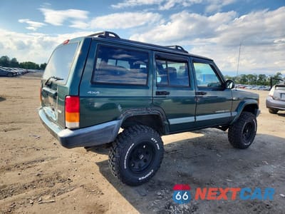 Trzecie zdjęcie samochodu z tyłu: 2000 JEEP CHEROKEE SPORT VIN:1J4FF48S0YL164357 - miniatura