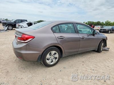 Trzecie zdjęcie samochodu z tyłu: 2013 HONDA CIVIC LX VIN:19XFB2F57DE286865 - miniatura