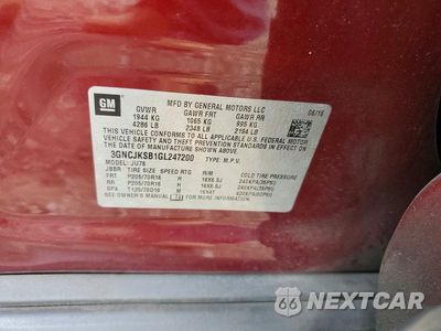 Zdjęcie 14 z 14 samochodu: 2016 CHEVROLET TRAX LS VIN:3GNCJKSB1GL247200 - miniatura