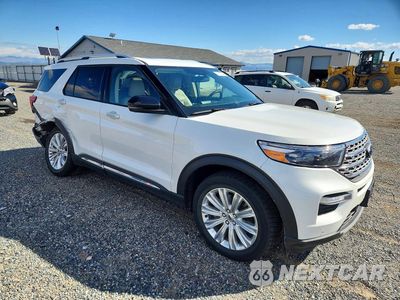 Czwarte zdjęcie samochodu z boku: 2022 FORD EXPLORER LIMITED VIN:1FM5K8FWXNNA10700 - miniatura