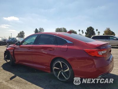 Drugie zdjęcie samochodu z przodu: 2020 HONDA ACCORD SPORT VIN:1HGCV1F30LA081605 - miniatura