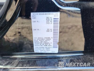 Zdjęcie 12 z 12 samochodu: 2024 NISSAN ALTIMA SV VIN:1N4BL4DV8RN342055 - miniatura