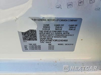 Zdjęcie 12 z 12 samochodu: 2024 CHEVROLET SILVERADO MEDIUM DUT VIN:2GC4YNEY3R1243468 - miniatura