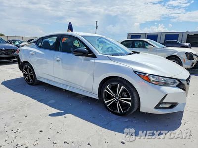 Czwarte zdjęcie samochodu z boku: 2021 NISSAN SENTRA SR VIN:3N1AB8DV4MY286999 - miniatura