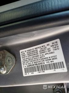 Zdjęcie 14 z 14 samochodu: 2008 HONDA CR-V EXL VIN:5J6RE48798L024514 - miniatura