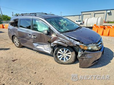 Czwarte zdjęcie samochodu z boku: 2015 HONDA ODYSSEY EXL VIN:5FNRL5H68FB013092 - miniatura