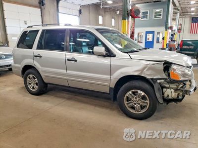Czwarte zdjęcie samochodu z boku: 2005 HONDA PILOT EXL VIN:2HKYF18545H538928 - miniatura