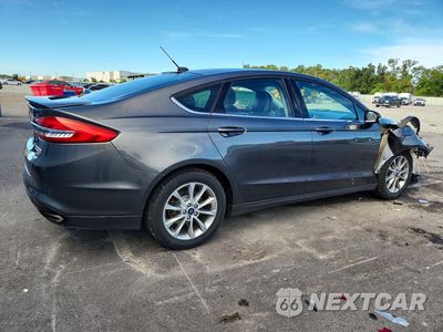 Trzecie zdjęcie samochodu z tyłu: 2017 FORD FUSION SE VIN:3FA6P0H95HR266320 - miniatura