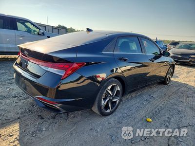 Trzecie zdjęcie samochodu z tyłu: 2021 HYUNDAI ELANTRA LIMITED VIN:5NPLP4AG6MH031774 - miniatura