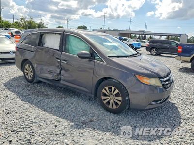 Czwarte zdjęcie samochodu z boku: 2016 HONDA ODYSSEY EXL VIN:5FNRL5H65GB159029 - miniatura
