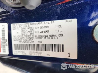 Zdjęcie 12 z 12 samochodu: 2022 TOYOTA TUNDRA SR5 VIN:5TFLA5ABXNX014168 - miniatura