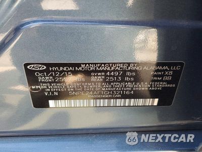 Zdjęcie 12 z 12 samochodu: 2016 HYUNDAI SONATA SE VIN:5NPE24AF1GH321164 - miniatura