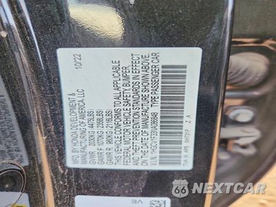 Zdjęcie 12 z 12 samochodu: 2022 HONDA ACCORD SPORT VIN:1HGCV1F33NA086848 - miniatura