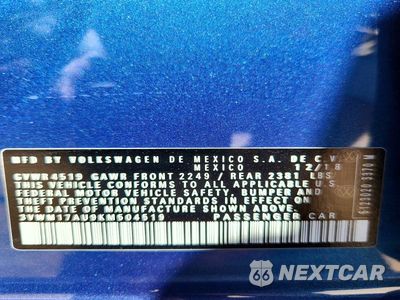 Zdjęcie 12 z 12 samochodu: 2019 VOLKSWAGEN GOLF ALLTRACK S VIN:3VWM17AU9KM504519 - miniatura