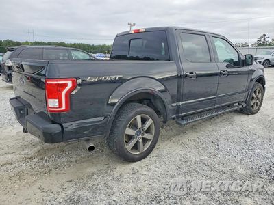 Trzecie zdjęcie samochodu z tyłu: 2017 FORD F150 SUPERCREW VIN:1FTEW1CF1HFA57102 - miniatura