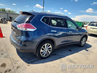 Trzecie zdjęcie samochodu z tyłu: 2014 NISSAN ROGUE SL VIN:5N1AT2MT2EC780936 - miniatura