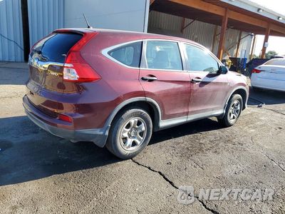 Trzecie zdjęcie samochodu z tyłu: 2015 HONDA CR-V LX VIN:5J6RM4H33FL075097 - miniatura