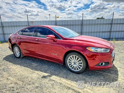 Czwarte zdjęcie samochodu z boku: 2014 FORD FUSION SE HYBRID VIN:3FA6P0LUXER195459 - miniatura