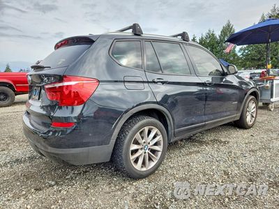 Trzecie zdjęcie samochodu z tyłu: 2015 BMW X3 XDRIVE28I VIN:5UXWX9C58F0D57552 - miniatura