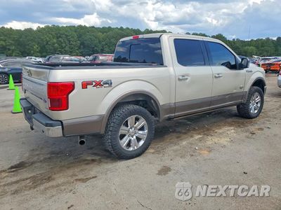 Trzecie zdjęcie samochodu z tyłu: 2018 FORD F150 SUPERCREW VIN:1FTEW1E59JFD60462 - miniatura