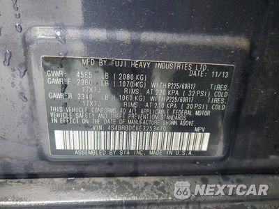 Zdjęcie 14 z 14 samochodu: 2014 SUBARU OUTBACK 2.5I PREMIUM VIN:4S4BRBDC6E3253470 - miniatura