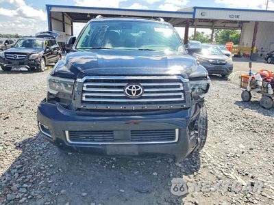 Piąte zdjęcie samochodu w środku: 2018 TOYOTA SEQUOIA PLATINUM VIN:5TDDY5G1XJS159158 - miniatura