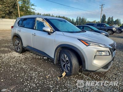 Czwarte zdjęcie samochodu z boku: 2021 NISSAN ROGUE SV VIN:JN8AT3BB8MW232817 - miniatura