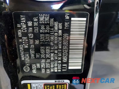Zdjęcie 13 z 13 samochodu: 2024 HYUNDAI PALISADE SEL VIN:KM8R2DGE8RU801299 - miniatura