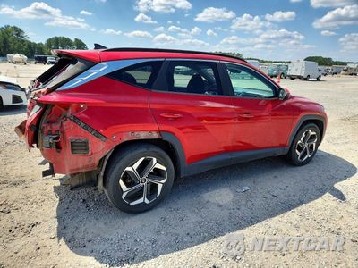 Trzecie zdjęcie samochodu z tyłu: 2022 HYUNDAI TUCSON SEL VIN:5NMJF3AE3NH043575 - miniatura