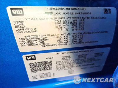 Zdjęcie 13 z 13 samochodu: 2022 CHEVROLET SILVERADO K1500 LTZ VIN:1GCUDGED1NZ615508 - miniatura
