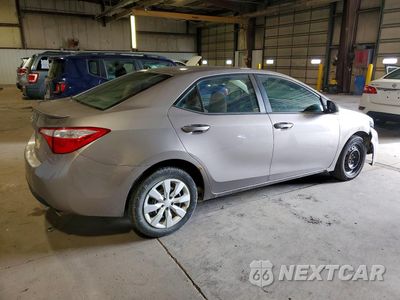 Trzecie zdjęcie samochodu z tyłu: 2014 TOYOTA COROLLA LE VIN:5YFBURHEXEP051357 - miniatura