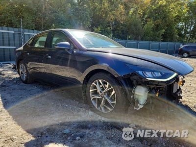Czwarte zdjęcie samochodu z boku: 2020 HYUNDAI SONATA SEL VIN:5NPEF4JA7LH057757 - miniatura