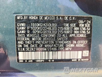 Zdjęcie 13 z 13 samochodu: 2025 HONDA HR-V LX VIN:3CZRZ1H30SM723486 - miniatura