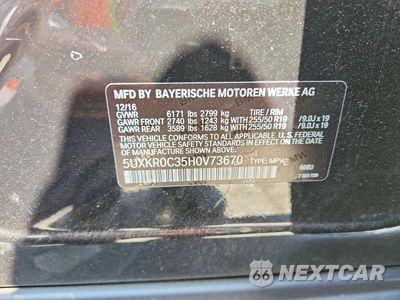 Zdjęcie 14 z 14 samochodu: 2017 BMW X5 XDRIVE35I VIN:5UXKR0C35H0V73670 - miniatura