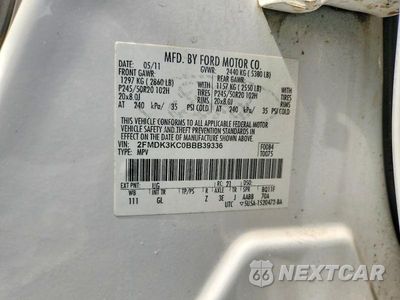 Zdjęcie 13 z 13 samochodu: 2011 FORD EDGE LIMITED VIN:2FMDK3KC0BBB39336 - miniatura