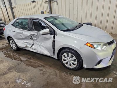 Czwarte zdjęcie samochodu z boku: 2014 TOYOTA COROLLA L VIN:2T1BURHEXEC198388 - miniatura